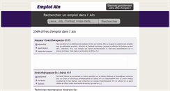 Desktop Screenshot of emploiain.com